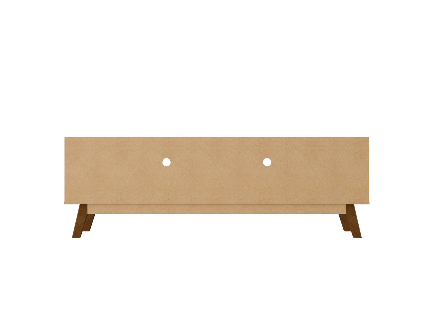 Malmo Modern 70.8" TV Stand with 2 Drawers - White/Brown