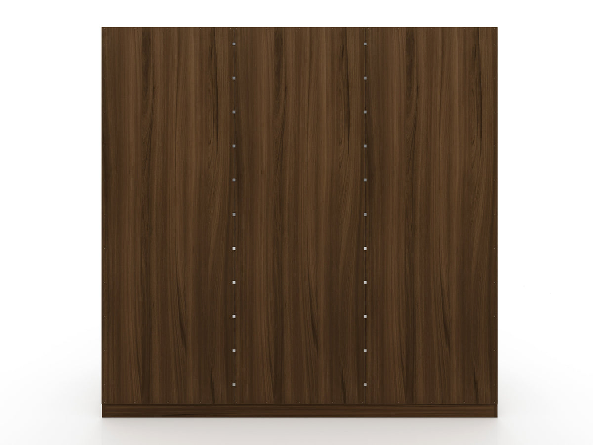 Torino Modern Freestanding Wardrobe - Brown