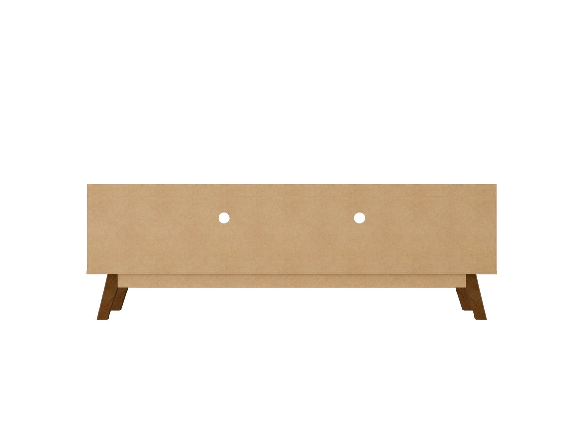 Malmo Modern 70.8" TV Stand with 2 Drawers - Black/Brown
