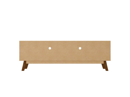 Malmo Modern 70.8" TV Stand with 2 Drawers - Black/Brown