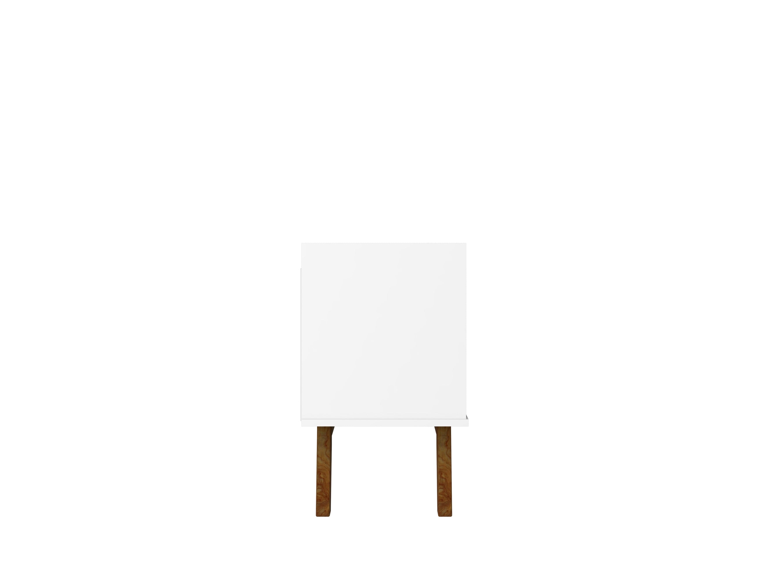 Malmo Modern 70.8" TV Stand with 2 Drawers - White/Brown