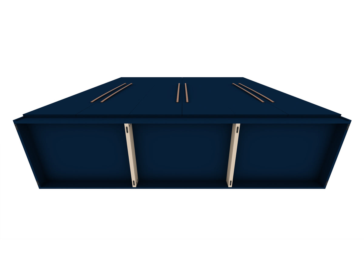 Torino Modern Freestanding Wardrobe - Midnight Blue