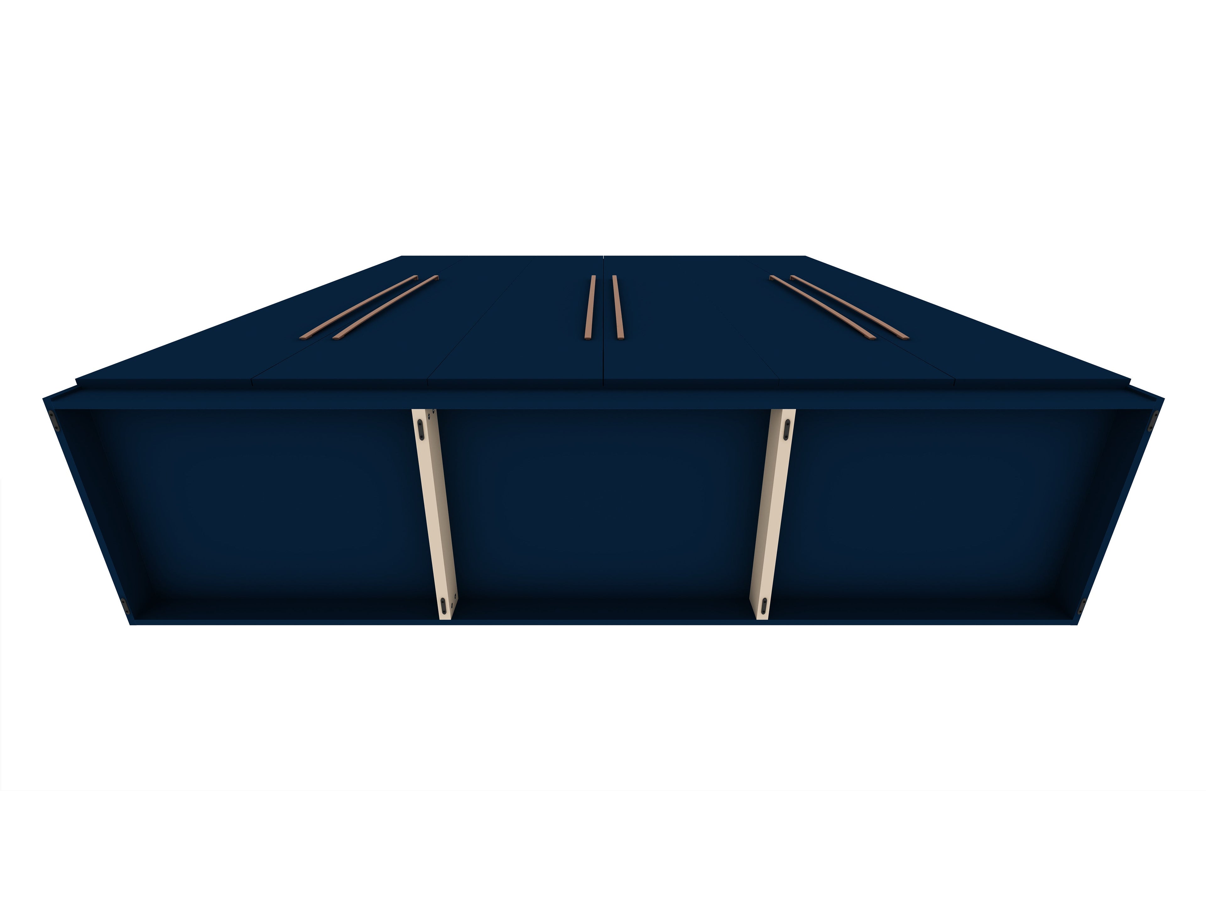 Torino Modern Freestanding Wardrobe - Midnight Blue