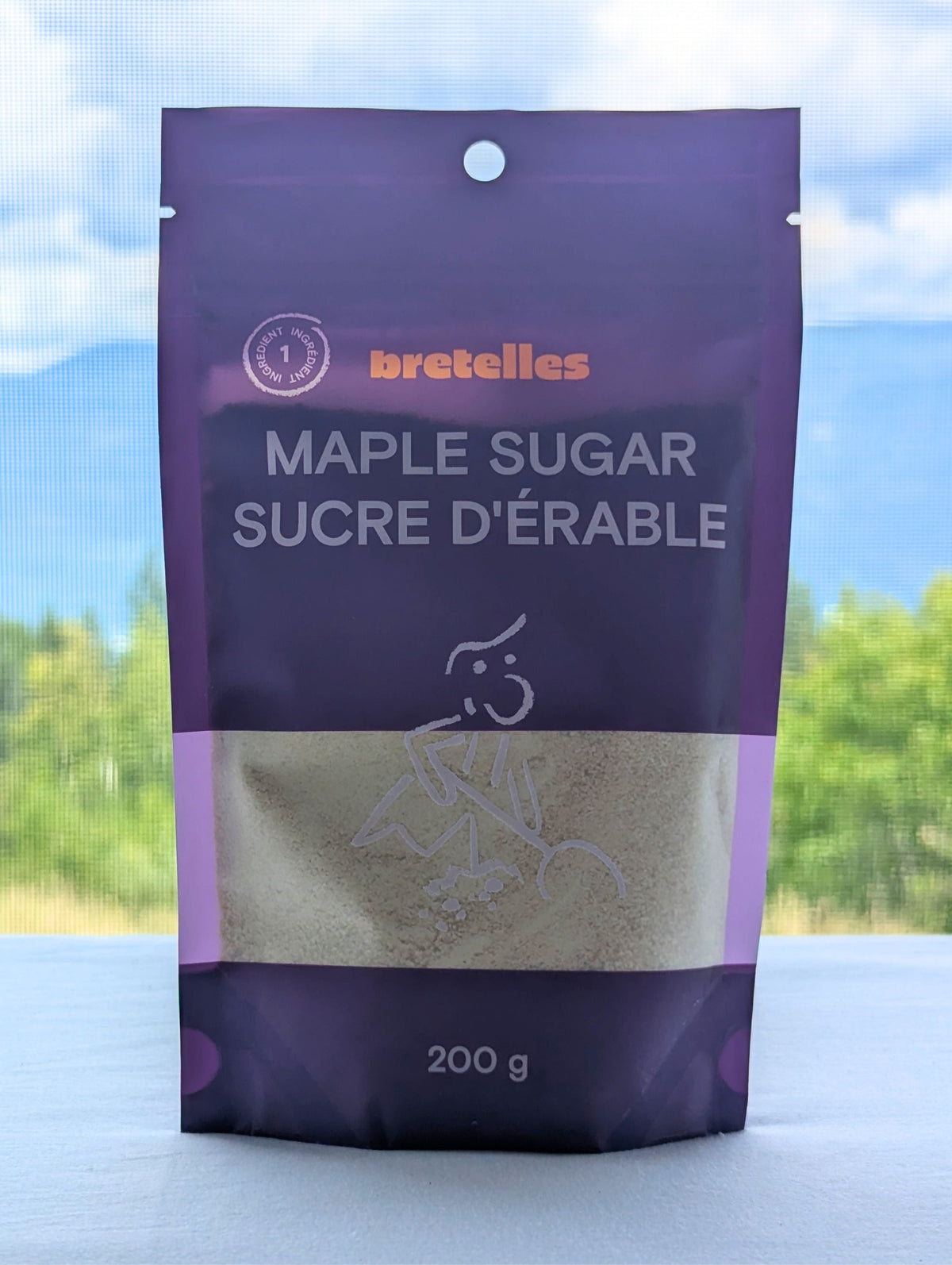 Fine Canadian Maple Sugar - Resealable 200 g Pouch