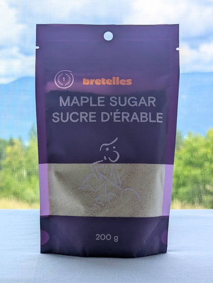 Fine Canadian Maple Sugar - Resealable 200 g Pouch