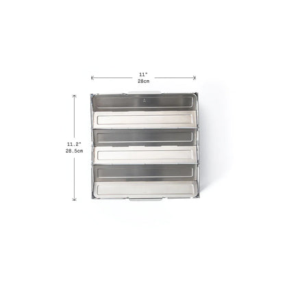 Wolf & Grizzly Stainless Steel Packable Camp Fire Pit