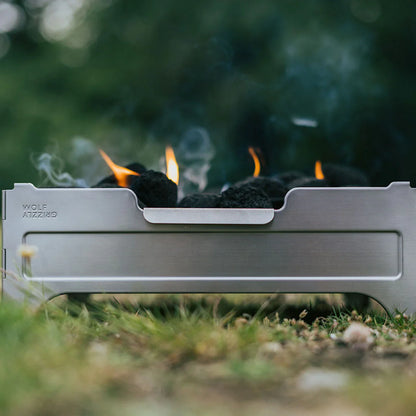 Wolf & Grizzly Stainless Steel Packable Camp Fire Pit