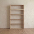 5 shelf bookcase in white oak
