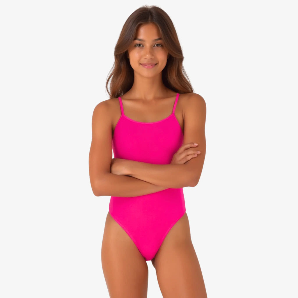 Flamingo Tie-Back One-Piece Training Swimsuit by Norca