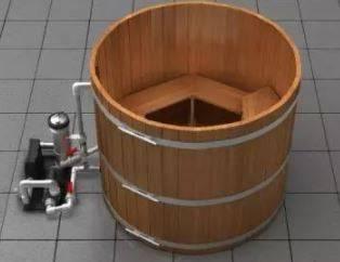Fluid Float Colonial Cedar Hot Tub