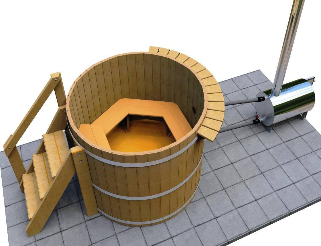 Fluid Float Colonial Cedar Hot Tub