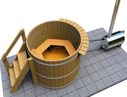 Fluid Float Colonial Cedar Hot Tub