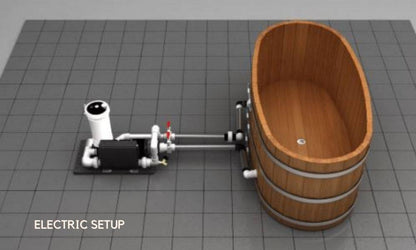 Fluid Float Japanese Cedar Soaking Tub
