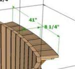 Fluid Custom Tub Shelves