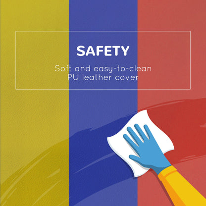 2-Piece Climb and Crawl Activity Soft Play Set, Secure Foam Blocks Playset for Toddler Preschooler Babies Indoor, Activity Structure Play Equipment, Multi-colour