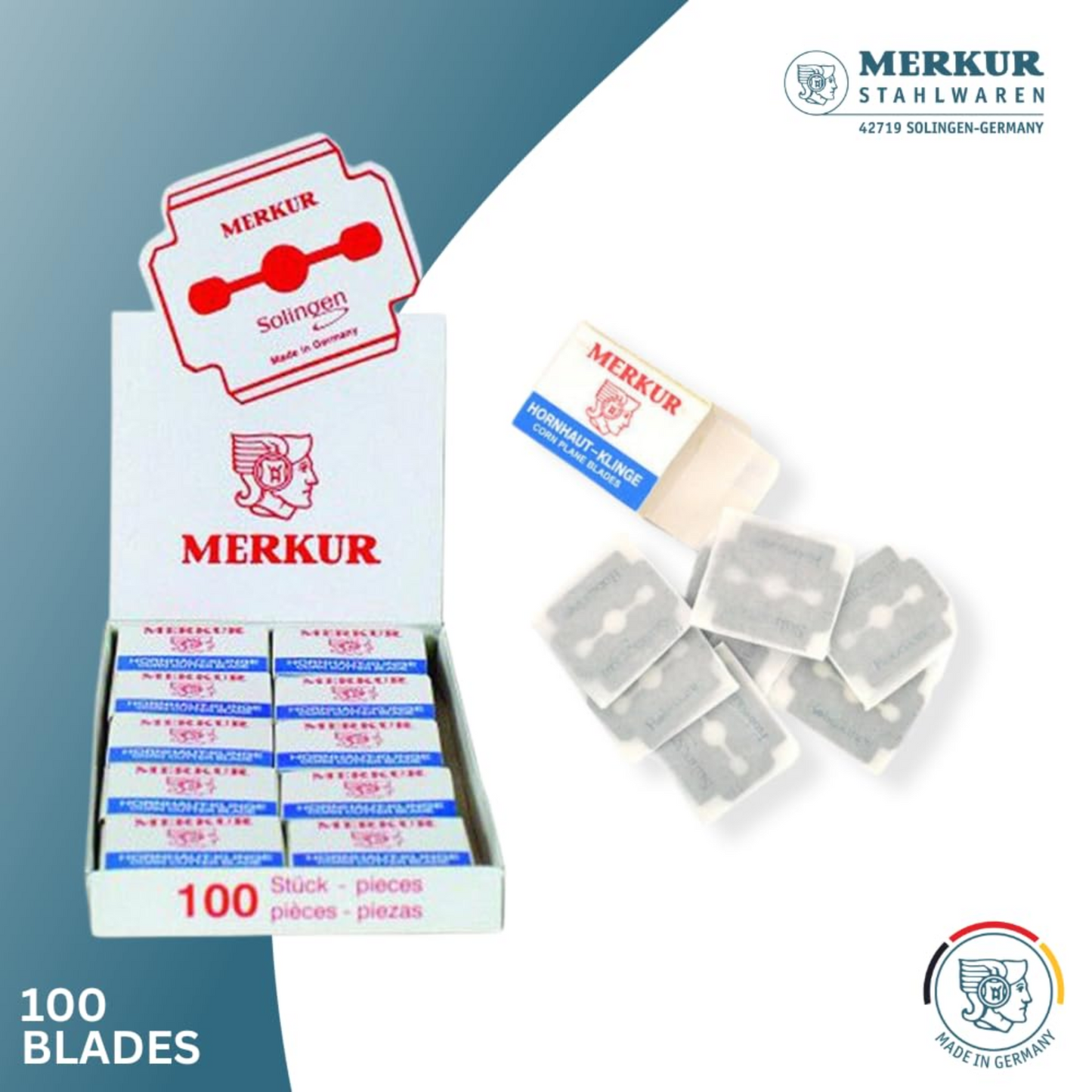 Merkur Corn Razor Blades