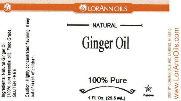 Ginger Oil Flavoring - Food Grade Essential Oils - Aromatherapy - 1 oz., 16 oz. - Ships Free Within Canada on Orders Above CAD $199 - Royal Eagles Promise of Peace