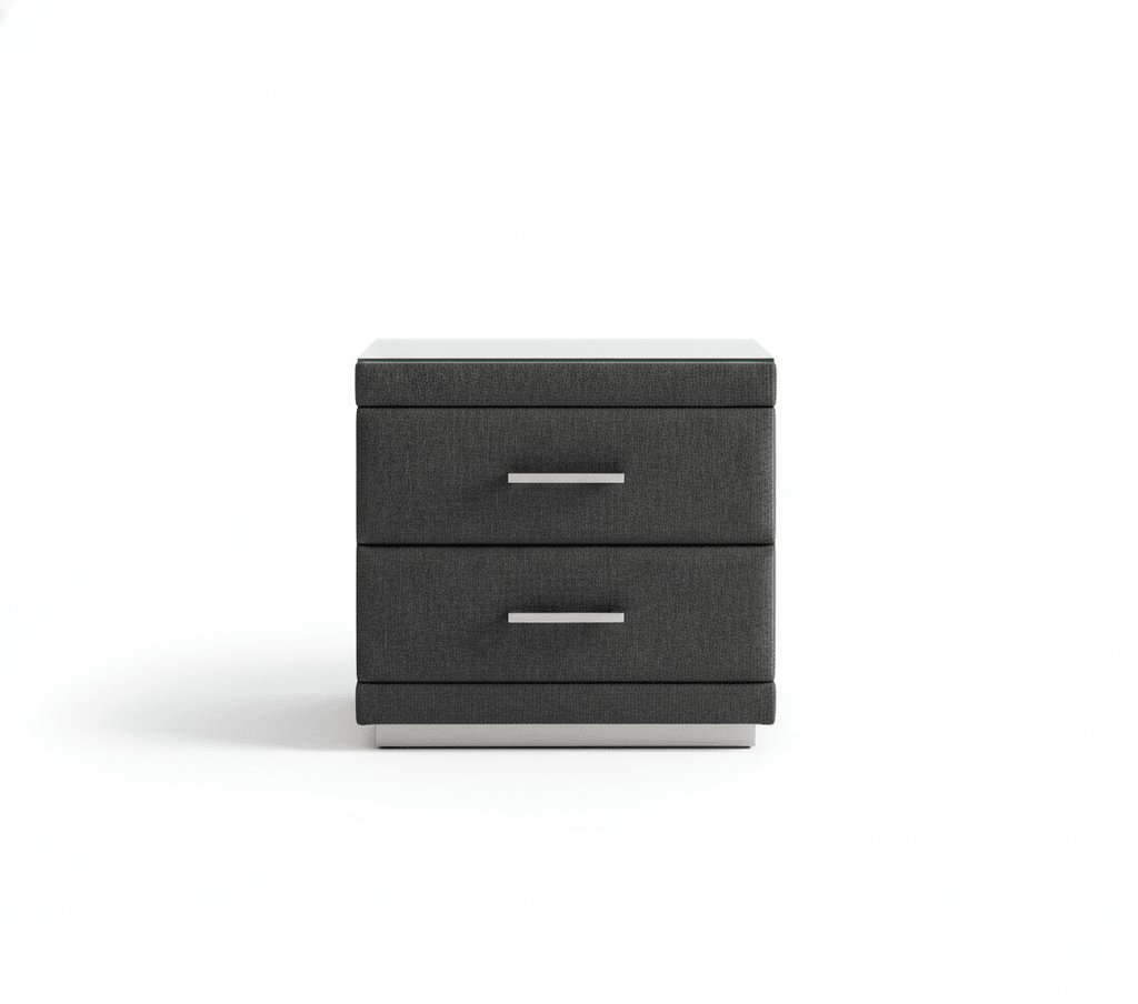 GNS550 Two-Drawer Bedside Table