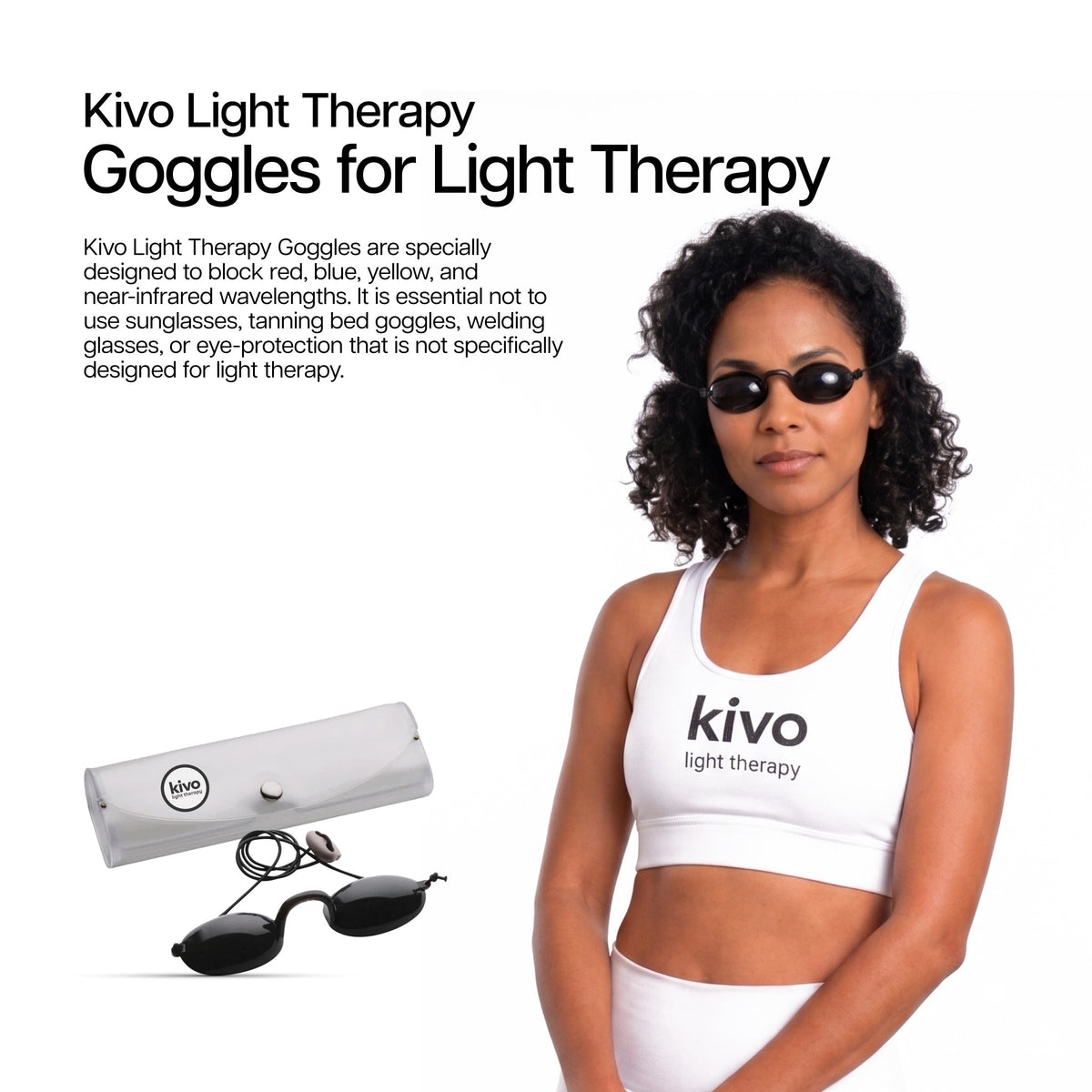 Kivo Wellness Bundle: 300 Series + Mini + Face/Neck/Chest + Googles