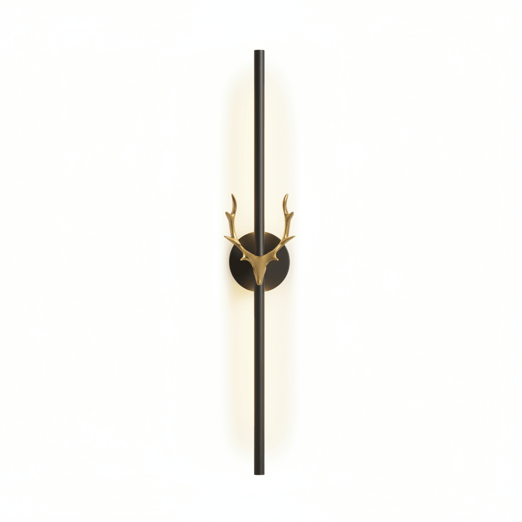 Golden Antler LED Wall Bar Lamp
