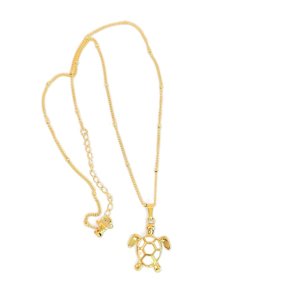 Golden Bohemian White Turtle | Necklace - Products Added
