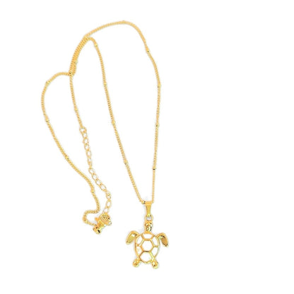 Golden Bohemian White Turtle | Necklace - Products Added