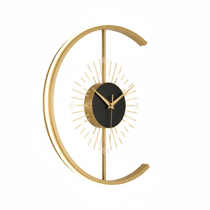 Golden Eclipse Illuminated Timepiece