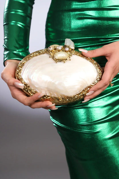 Golden Shell Clutch - Products Added