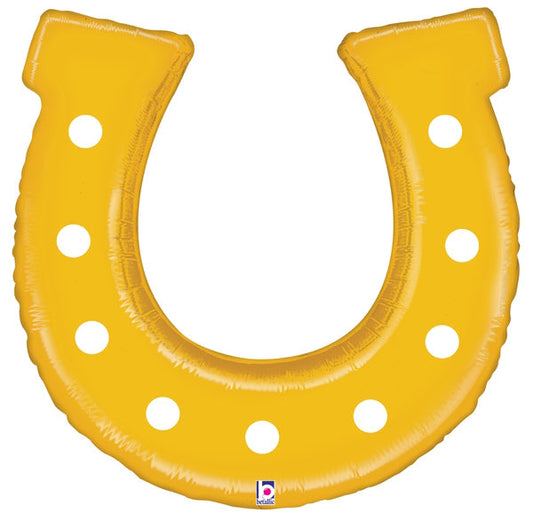 Gold Horseshoe Balloon