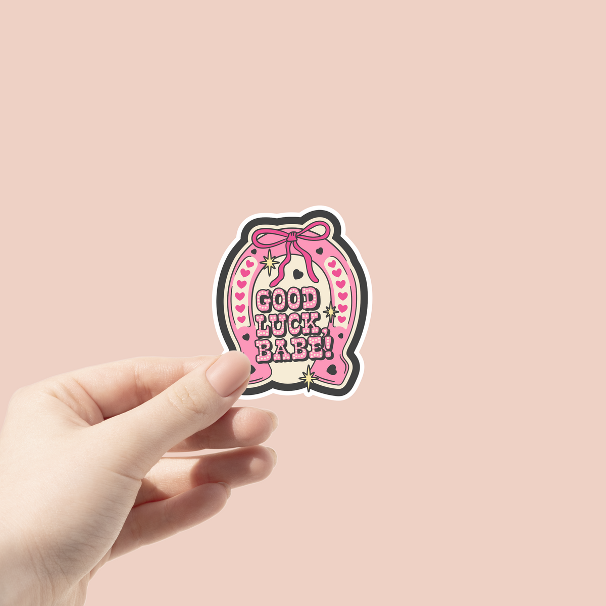 Good Luck Babe Sticker