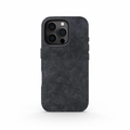 Grey Alcantara Case For iPhone 16 Pro