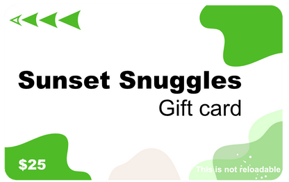 Sunset Snuggles Gift cards