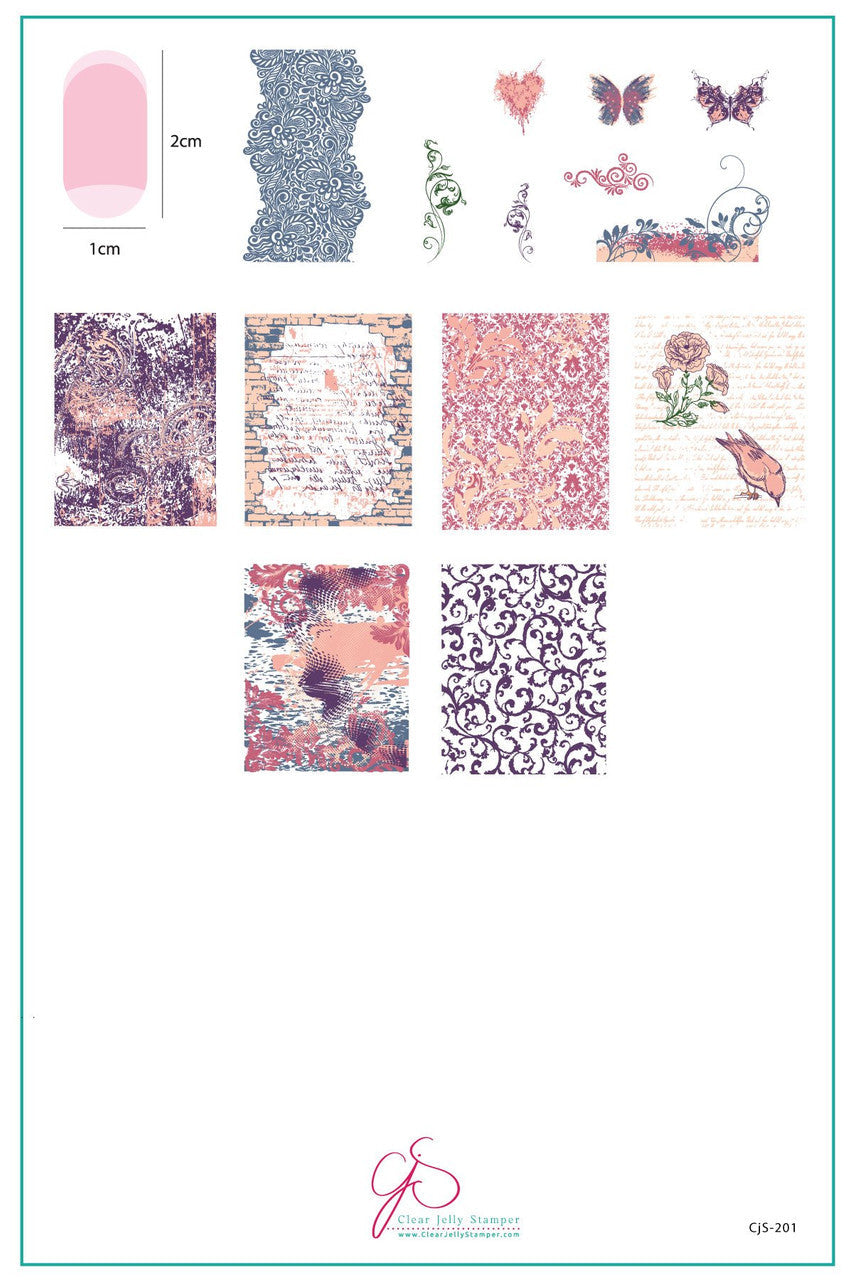Clear Jelly Stamper - Grunge Series Chic