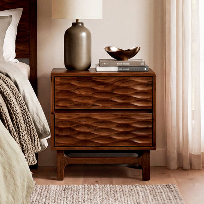Elara Solid Wood Nightstand
