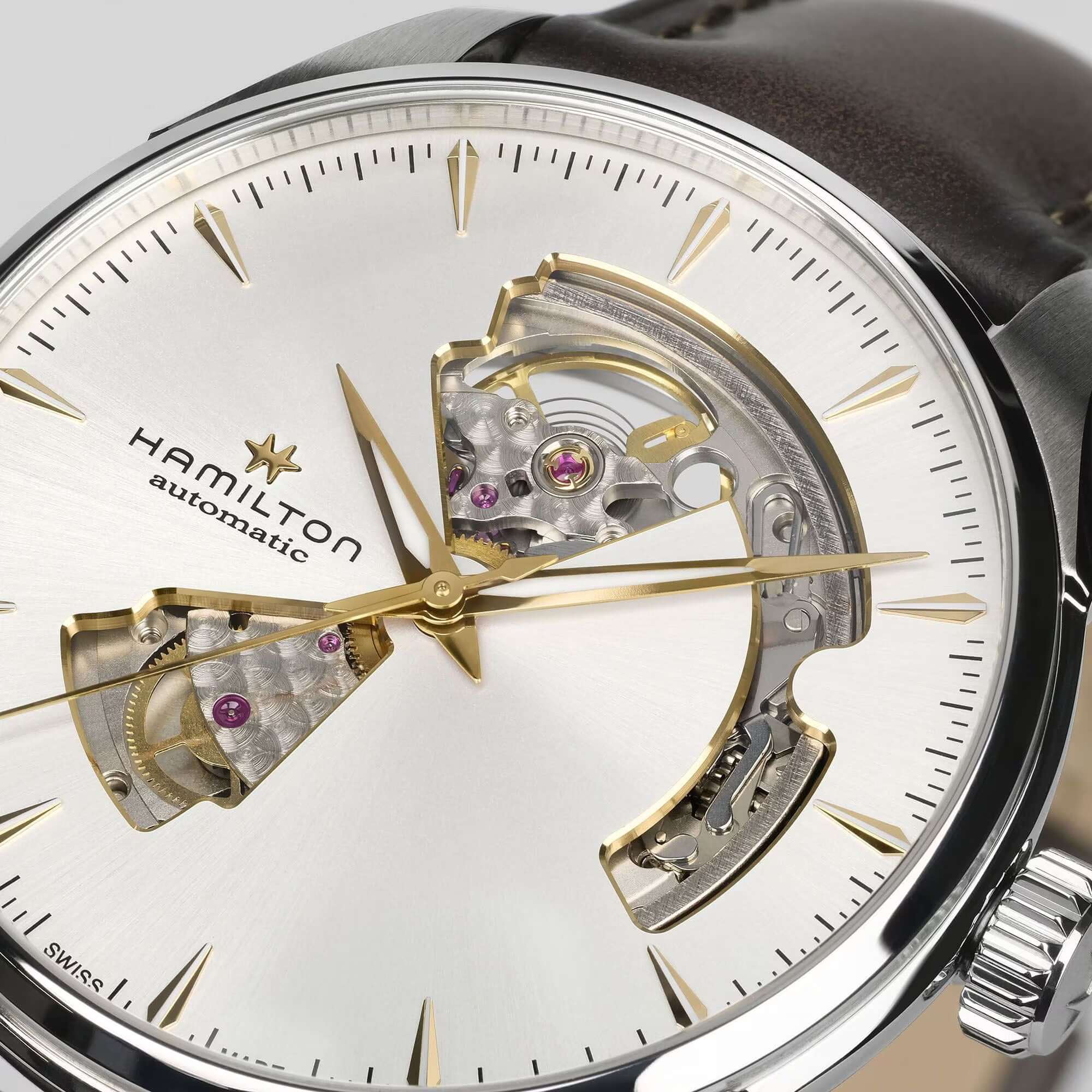 Hamilton Jazzmaster Open Heart Watch H32675551