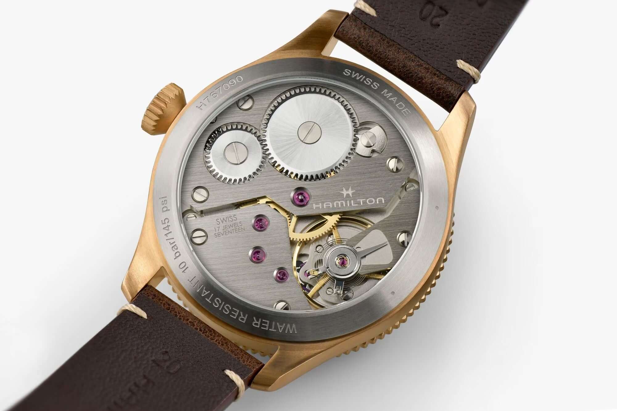 Hamilton Khaki Aviation Pilot Pioneer Mechanical Bronze 43mm Watch H76709510