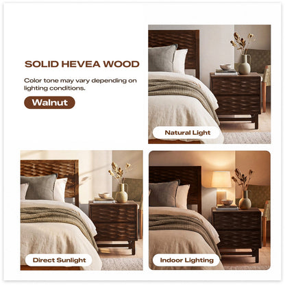 Elara Solid Wood Nightstand