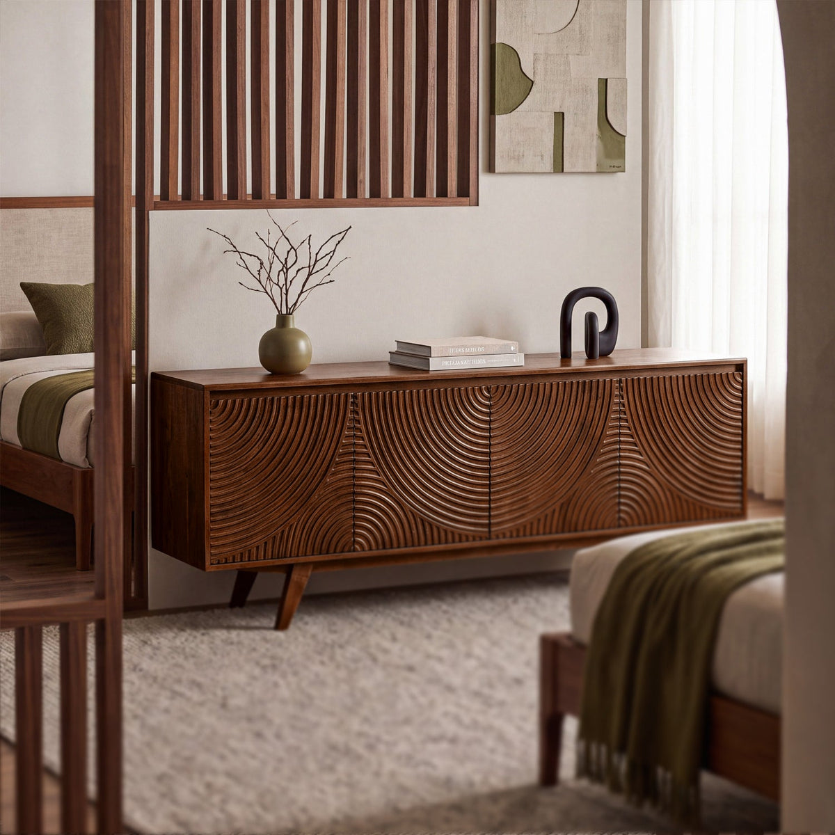 Harmony Solid Wood TV Stand