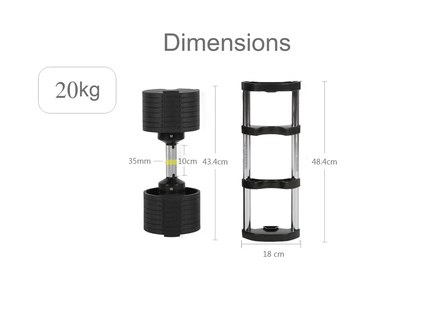 NUO Style Adjustable Dumbbell