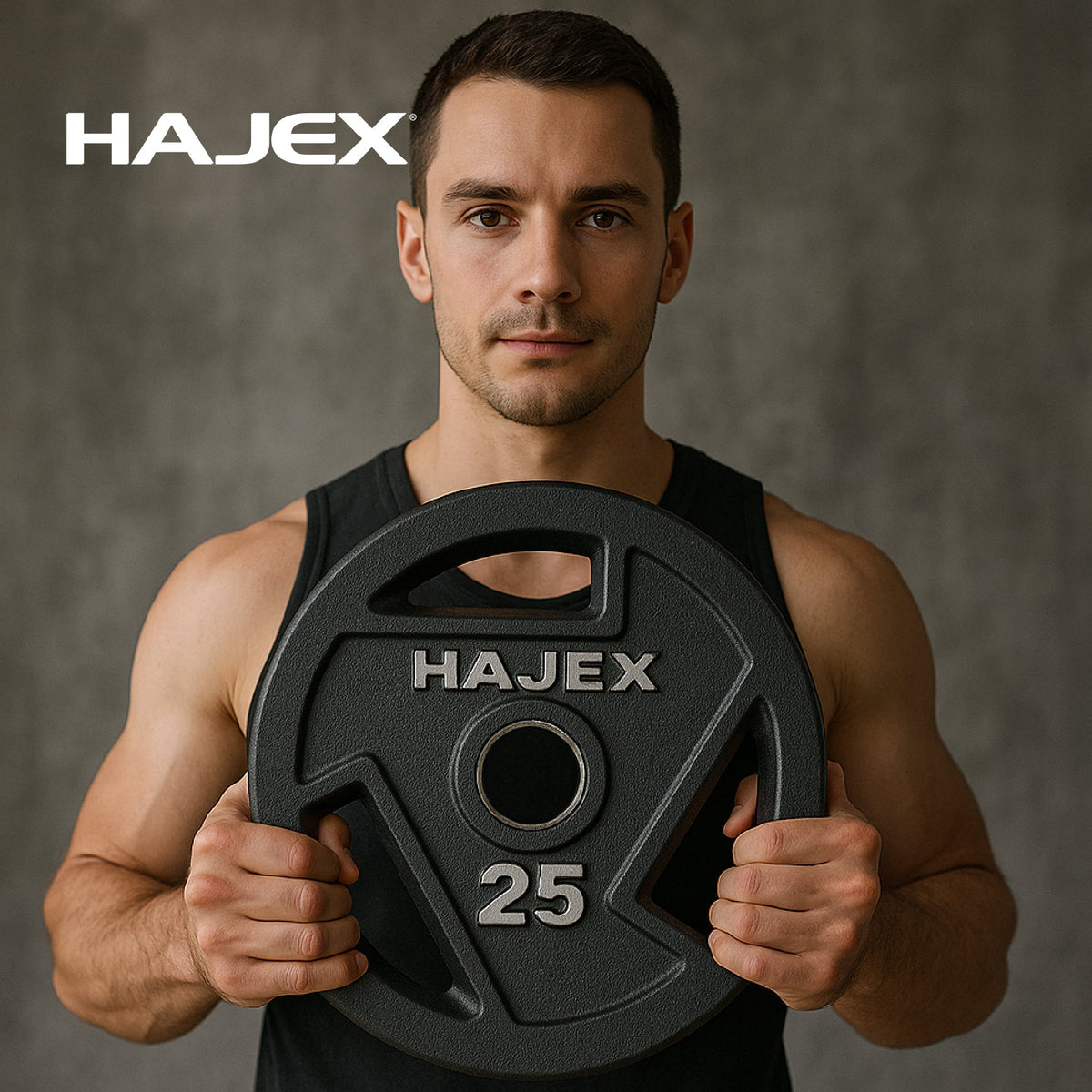 HAJEX Tri Grip Cast Iron Weight Plates