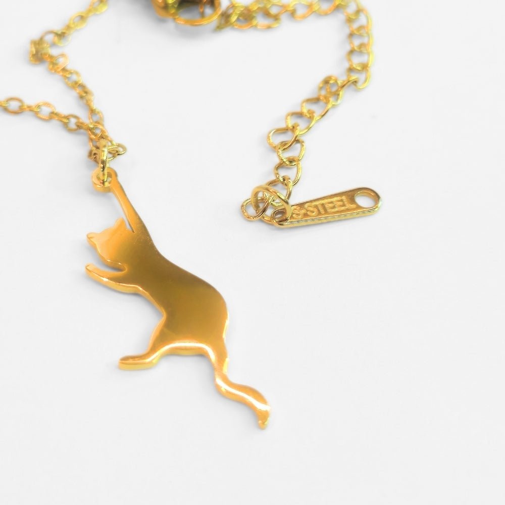 Hang In There Kitty Pendant | Necklace - Products Added
