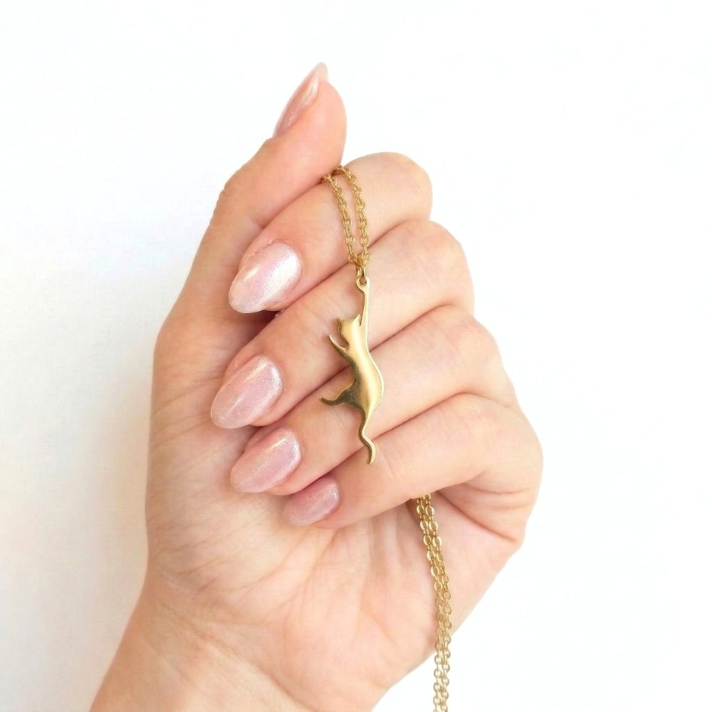 Hang In There Kitty Pendant | Necklace - Products Added