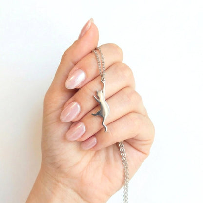 Hang In There Kitty Pendant | Necklace - Products Added