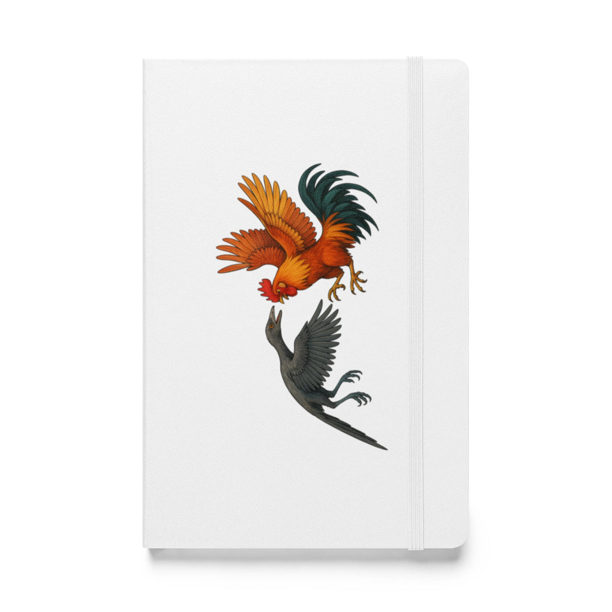Chickasaurous Battle Hardcover bound notebook