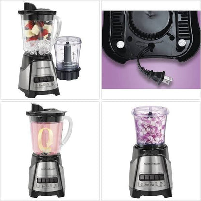 HAMILTON BEACH Power Elite Blender with Chopper - 58149C