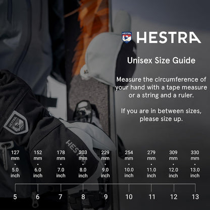 Hestra Women's Sundborn Leather Insulated Mittens Size 9