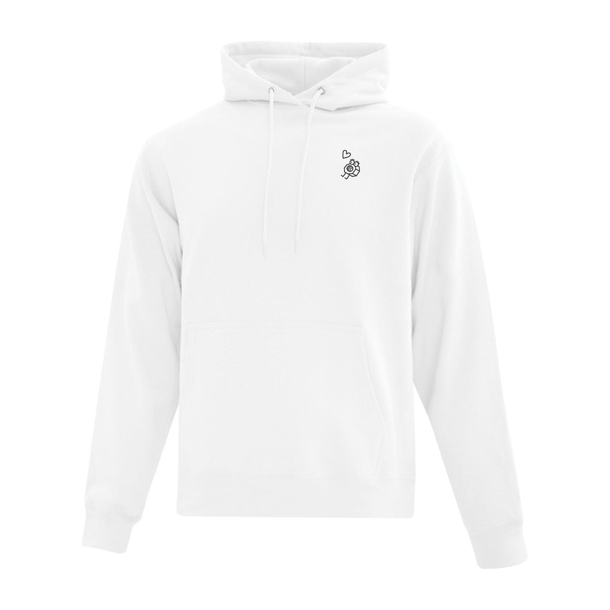 Hoodie Écrou brodé