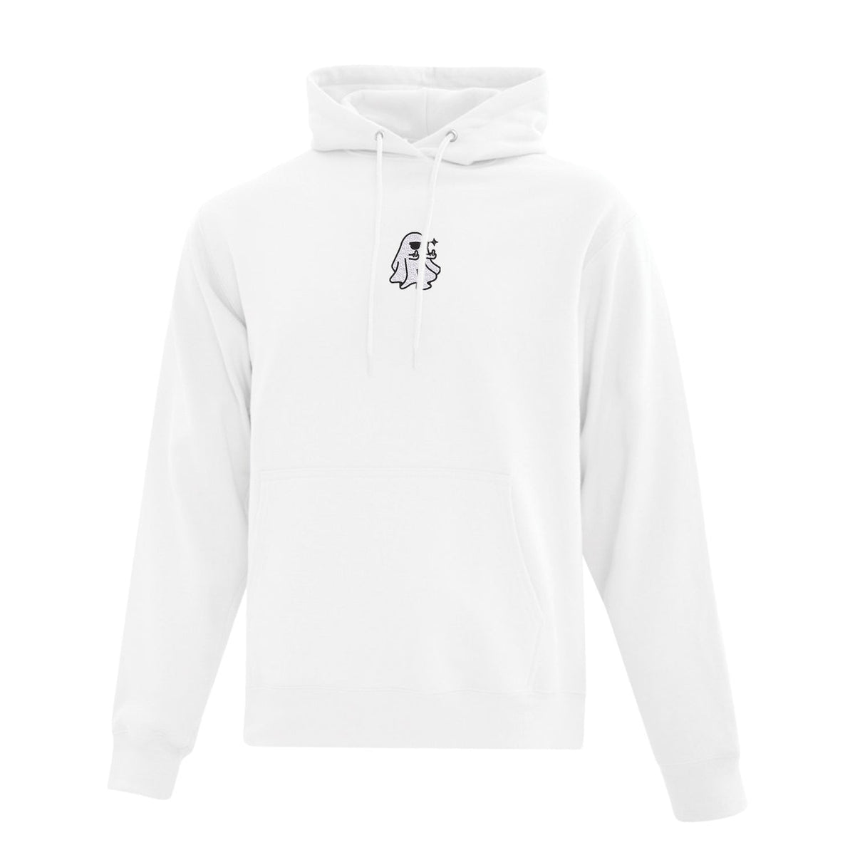 Hoodie Ghost à lunettes brodé