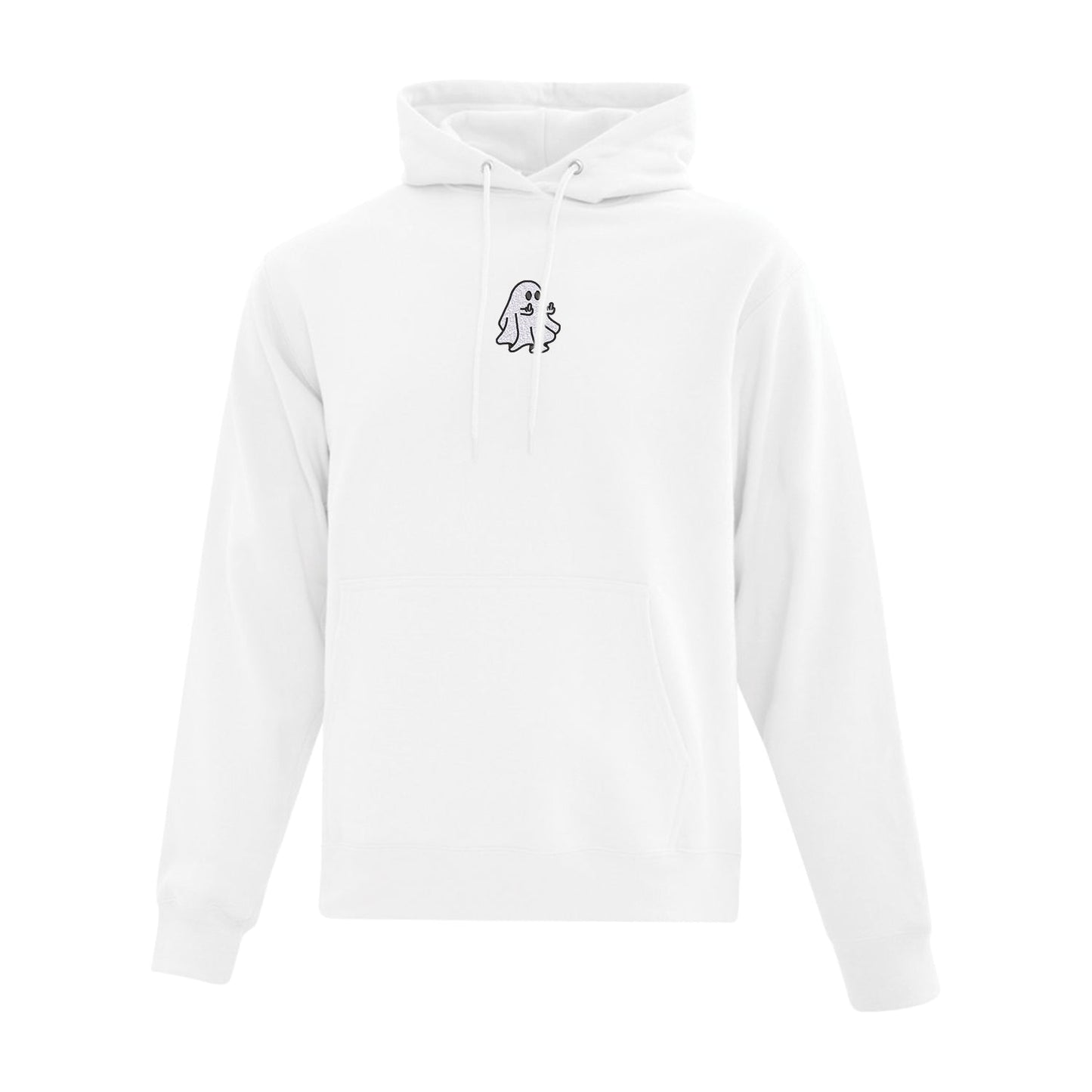 Hoodie Ghost sans lunettes brodé