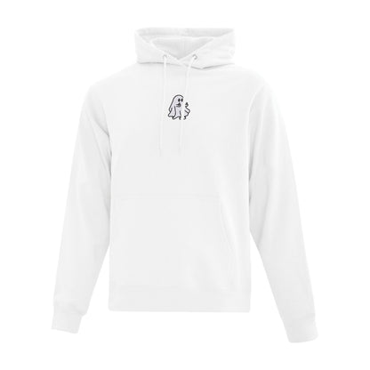 Hoodie Ghost sans lunettes brodé
